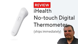 Review iHealth PT3 Infrared NoTouch Forehead Thermometer [upl. by Neiluj]