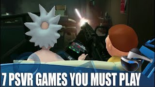 7 PlayStation VR Games You Must Play [upl. by Charlot]