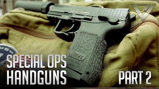 Special Ops Handguns Pt 2  Shooting Suppressed with HK45C [upl. by Lepper]