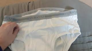 Gildan White Briefs Tighty Whities Multipack Unboxing and Review [upl. by Je]