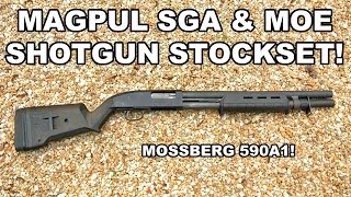 Magpul SGA amp MOE Stockset Upgrade for the 590A1 [upl. by Yblocaj170]