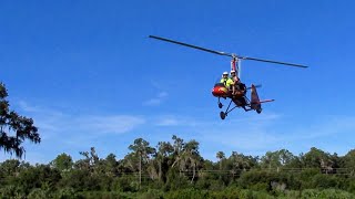 Florida Backcountry Gyrocopter Flight [upl. by Torbart606]