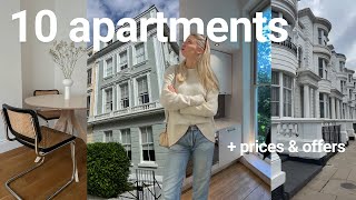 Apartment Hunting in London  Viewing 10 Apartments [upl. by Sudnac]