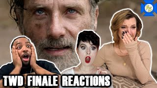 FAN REACTIONS to THE WALKING DEAD Series Finale 11x24 [upl. by Anaele]