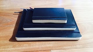 Moleskine Notebook Size Comparison [upl. by Dorinda]