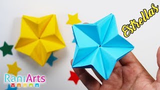 Estrellas de Origami  Paso a Paso  Decora con ellas  Origami Stars [upl. by Femi]