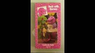 Barney Rock with Barney 1991 VHS [upl. by Fiorenza]