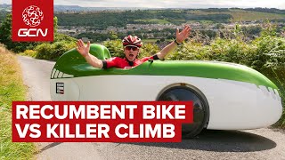 Recumbent Bike Vs Killer Hill  Will It Climb [upl. by Assanav]