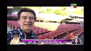 Hamid Shabkhiz Live Report from Greek Theater for Andy and Sheb Khaled Concert [upl. by Anhcar]