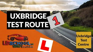 Driving Test Route Uxbridge Test Route [upl. by Nerehs592]