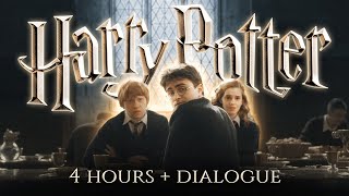 4 Hours Harry Potter ASMR Ambience  Dialogue ◈ Study amp Relax w the Characters ◈ Multiple Scenes [upl. by Eitsirc611]