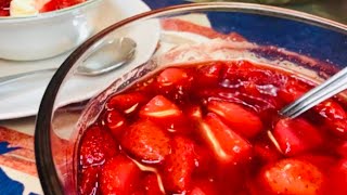 Quick amp Easy STRAWBERRY TOPPING recipe [upl. by Emee]