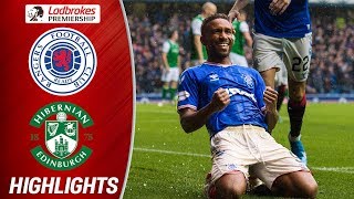 Rangers 61 Hibernian  Defoe Hits Perfect Hattrick As Rangers Run Riot  Ladbrokes Premiership [upl. by Annairdua536]