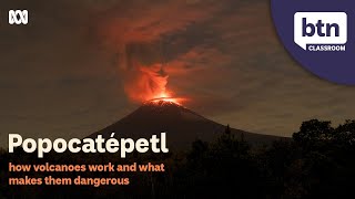 Popocatépetl Eruption Volcanoes Explained  Behind the News [upl. by Salene]