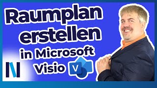 Microsoft Visio So erstellst Du einen Raumplan [upl. by Atelokin]