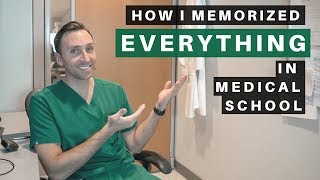 How I Memorized EVERYTHING in MEDICAL SCHOOL  3 Easy TIPS [upl. by Karlotta]