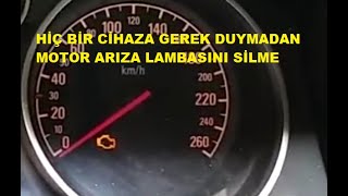 MOTOR ARIZA LAMBASI NASIL SİLİNİR [upl. by Irme]