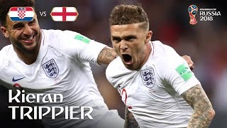 Kieran Trippier Goal – Croatia v England – MATCH 62 [upl. by Lean984]