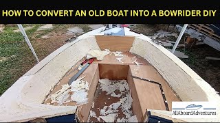 Boat conversion into Bowrider [upl. by Natal]