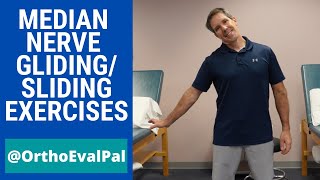 Median Nerve GlidingSliding Exercises [upl. by Aeslahc252]