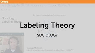 Labeling Theory  Sociology  Chegg Tutors [upl. by Ennoval]