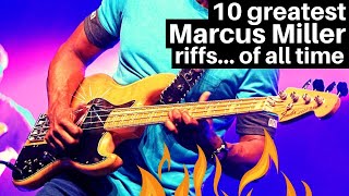 10 greatest Marcus Miller Bass Lines of all time [upl. by Baecher276]