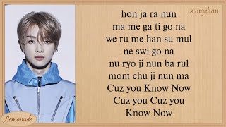 NCT U  Know Now Easy Lyrics [upl. by Zebulen]