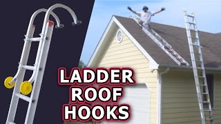 Ladder Roof Hooks UNBOXING amp REVIEW Qualcraft Acro Hug Flight Climb Safely Repair Asphalt Shingles [upl. by Felicie61]