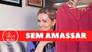 MISTURA PARA DESAMASSAR ROUPAS DIY  FLÁVIA FERRARI [upl. by Siradal]