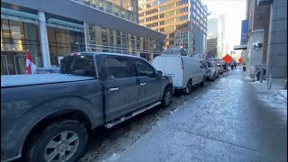 Freedom Convoy trucker protest Sunday [upl. by Nine]