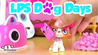 LPS  🐶 Dog Days Ep 1  Sleepover Spy Cam [upl. by Atirat]