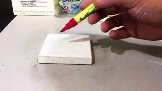 How to Clean White Quartz Caesarstone Countertop  Pen Grey Sharpie stains Granite Marble [upl. by Irik807]