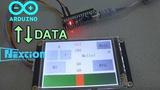 NextionArduino Tutorial 2 Sending Data To Arduino [upl. by Okimuk526]