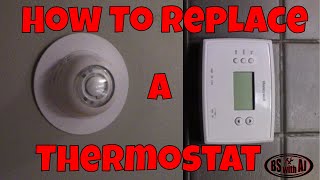 How To Replace Your old thermostat [upl. by Haslam]