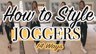 What to Wear with Joggers  14 Looks Styling Joggers I How to Style Joggers Womens Jogger Ouitfits [upl. by Firooc]