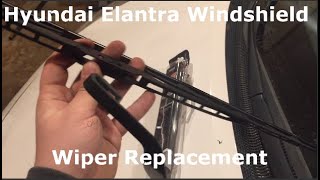 Windshield Wiper Blade Replacement Hyundai Elantra [upl. by Ennayrb137]