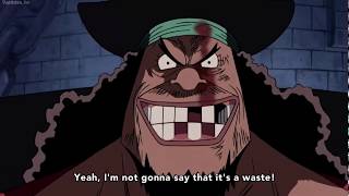 Blackbeard epic speech to luffyEnglish Sub [upl. by Timi942]