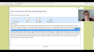 Video 182 Norskprøven A2B1 Brev til en venn [upl. by Tanny]