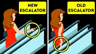 Why Escalator Handrails Move Faster Than Steps [upl. by Kamerman384]