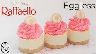 BEST Raffaello Coconut Mini Cheesecakes EGGLESS Make Ahead No Bake AMAZING Must Try [upl. by Steffin]