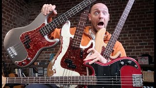 4 Precision Basses that’ll ROCK your world [upl. by Airdnas727]