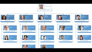 Organigrama con fotografías en Visio [upl. by Ahsias]