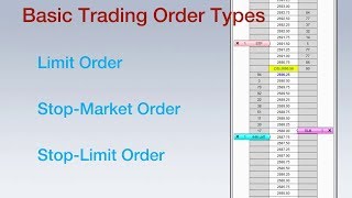 3 Basic Trading Order Types Explained [upl. by Tilden]