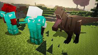 Surviving Dinosaurs in Minecraft [upl. by Daffy]