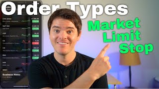 Stock Market Order Types Explained Market Limit Stop Stop Limit Trailing Stop [upl. by Peter]