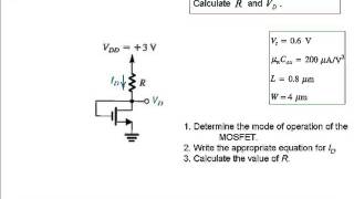 MOSFET Circuits in DC [upl. by Illac]