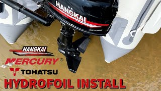 Installing a Hydrofoil on an Outboard [upl. by Dinah568]