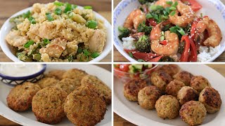 4 Healthy amp Easy Dinner Recipes [upl. by Telrahc]