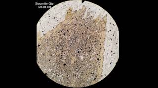 Staurolite tutorial Optical mineralogy [upl. by Alyag366]