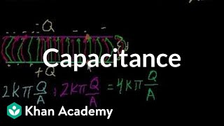 Capacitance  Circuits  Physics  Khan Academy [upl. by Ssidnak]